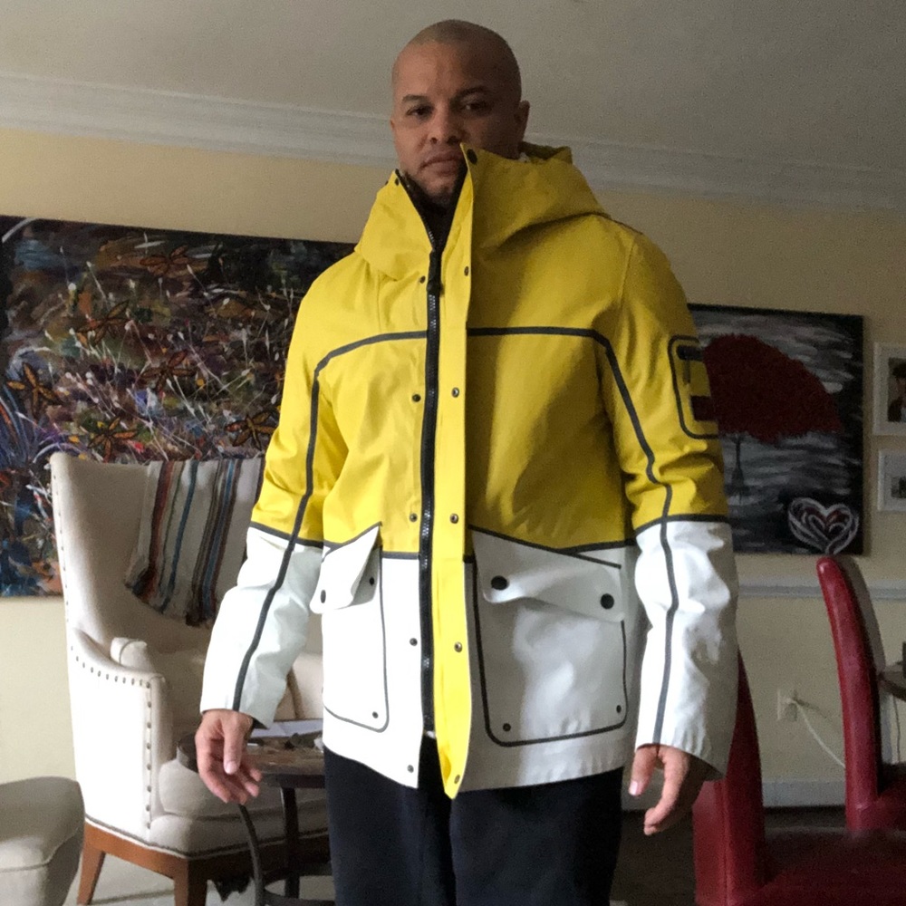 Burberry Rain Coat.